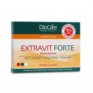 DioCare Extravit Forte Πολυβιταμινούχο Συμπλήρωμα Διατροφής 45 ταμπλέτες