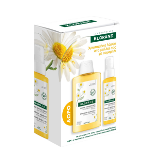 Klorane Promo Chamomile Brightening Blonde Hair Spray 100ml & Free Chamomille Shampoo 100ml 