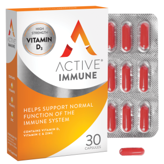 Active Immune Vitamin D, C & Zinc Immunity Boost 30κάψουλες για το Ανοσοποιητικό