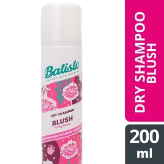 Batiste Blush Dry Shampoo with Rose & Lychee Scent for Freshness & Volume 200ml