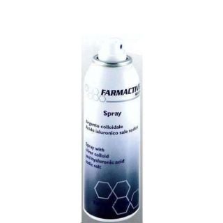 Megamed Farmactive Silver Spray Σπρέι με Κολλοειδή Άργυρο & Νατριούχο Άλας του Υαλουρονικού οξέως 125 ml
