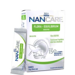 Nestle NanCare Flora-Equilibrium GOS/FOS 20x2.2gr Συμπληρωμα Διατροφής για Δυσκοιλιότητα για Βρέφη, Παιδιά & Ενήλικες