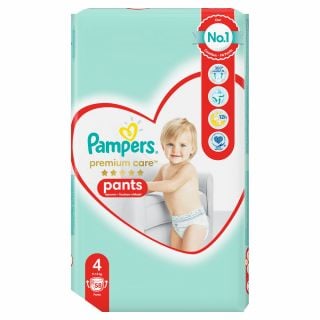Pampers Premium Care Pants No.4 Mega Pack (9-15kg) Βρεφικές Πάνες-Βρακάκι 58τμχ