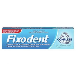 Fixodent Pro Fresh Complete Στερεωτική Κρέμα Οδοντοστοιχιών 47gr