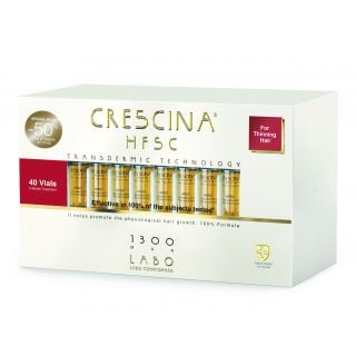Crescina Transdermic HFSC Man 1300 Αμπούλες Μαλλιών κατά της Τριχόπτωσης Προχωρημένο Στάδιο για Άνδρες 40x3.5ml