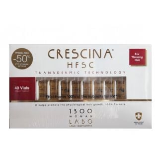 Crescina Transdermic HFSC Woman 1300 Αμπούλες Μαλλιών κατά της Τριχόπτωσης Προχωρημένο Στάδιο για Γυναίκες 40x3.5ml