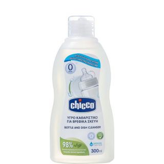 Chicco Υγρό Καθαριστικό για Βρεφικά Σκεύη 98% Φυσικά Συστατικά 300ml