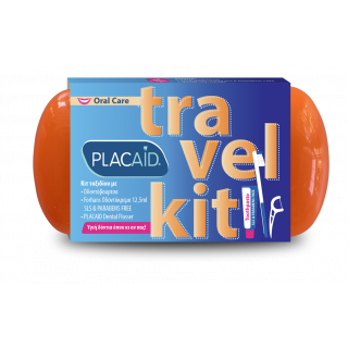 Placaid Travel Kit Οδοντόβουρτσα Οδοντόκρεμα & Οδοντικό Νήμα 1τμχ 