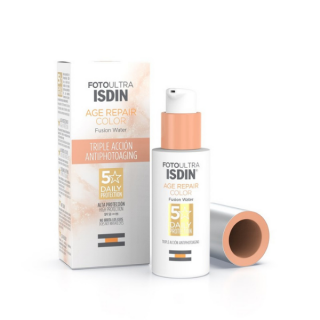Isdin FotoUltra Age Repair Color Fusion Water Color SPF50+ Αντηλιακό Προσώπου με Χρώμα  50ml