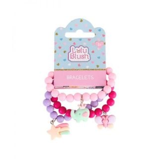 Lulu Blush Kids Bracelets Pink, Purple & Fuchsia 3pcs