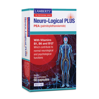 Lamberts Neuro-Logical Plus PEA 60caps Συμπλήρωμα Διατροφής για Καλή Λειτουργία του Νευρικού Συστήματος
