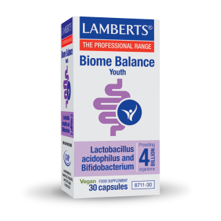 Lamberts Biome Balance Youth 30caps 4 Δισεκατομμύρια Φιλικά Βακτήρια