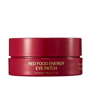 Yadah Red Food Energy Eye Patches 60 Patches – Hydrating & Revitalizing Eye Patches with Superfoods