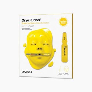 Dr. Jart+ Cryo Rubber Brightening Mask with Vitamin C 1 Ampoule & 1 Mask Cooling Rubber Mask for Glow & Revitalization
