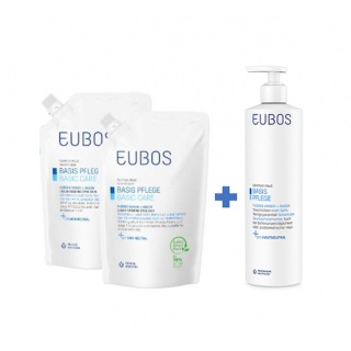 Eubos Promo Liquid Blue Υγρό Καθαρισμού 400ml & Ανταλλακτικό Υγρό Καθαρισμού 2 x 400ml