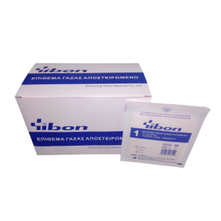 Yibon Sterile Gauze Swabs 10x10cm 12-ply (36x40cm) 17 Threads 100Item