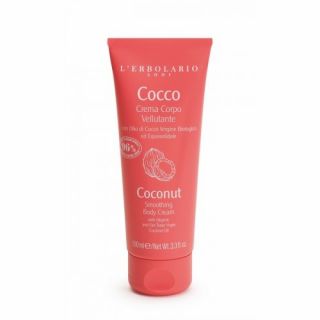 L' erbolario Cocco Smoothing Body Cream 100ml Βελούδινη Κρέμα Σώματος από Οργανικό Έλαιο Καρύδας