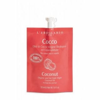 L' erbolario Cocco Organic Coconut Oil 50ml Οργανικό Έλαιο Καρύδας για Μαλλιά Πρόσωπο & Σώμα