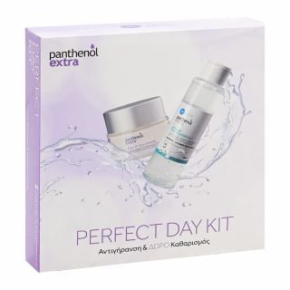 Medisei Promo Panthenol Extra Perfect Day Kit Αντιρυτιδική Κρέμα Προσώπου - Ματιών 50ml & Δώρο Panthenol Extra Micellar True Καθαριστικό 3in1 100ml