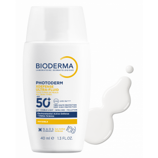 Bioderma Photoderm XDefence Ultra-Fluid Spf50 40ml Λεπτόρρευστο Αντηλιακό Προσώπου