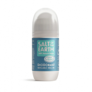 Salt of the Earth Vegan Refillable Roll-On Deodorant Ocean & Coconut 75ml Αποσμητικό Επαναγεμιζόμενο Roll-On με Άρωμα Ωκεανός & Καρύδα