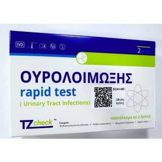 TZ Check Τεστ Ταχείς Ανίχνευσης Ουρολοιμώξεων 2τμχ