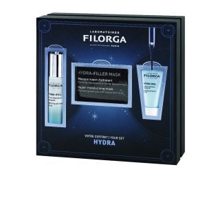 Filorga XMAS Promo Pack Hydra-Hyal Ορός Ενυδάτωσης & Αναπλήρωσης Προσώπου 30ml & Δώρο Hydra-Filler Μάσκα Προσώπου 1τμχ & Δώρο Hydra-Hyal Ενυδατική Κρέμα Προσώπου 15ml