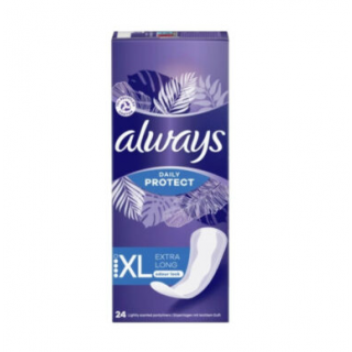 Always Daily Protect Odour Lock Extra Long Σερβιετάκια, 24 Τεμάχια