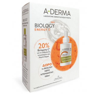 A-Derma Promo Biology Energy C Ορός Λάμψης 30ml & Δώρο Biology Νερό Ντεμακιγιάζ 100ml