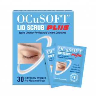 OcuSoft Lid Scrub Plus Eyelid Cleanser Pads 30 items Εμποτισμένα Πανάκια Καθαρισμού Βλεφάρων
