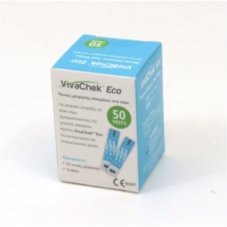 VivaChek Eco Blood Glucose Test Strips 50items