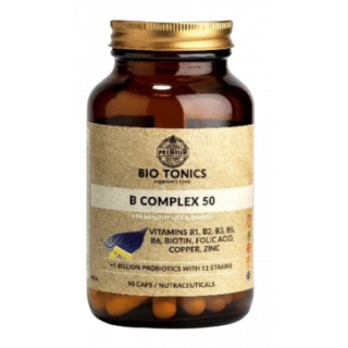 Bio Tonics B50 Complex & Probiotics 90caps B50 Complex & Προβιοτικά