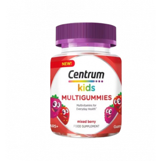 Centrum Παιδικό Πολυβιταμινούχο Συμπλήρωμα Διατροφής με Γεύση Φράουλα & Βατόμουρο 60gummies