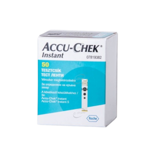 Roche Accu-Chek Δοκιμαστικές Ταινίες Τεστ Γλυκόζης Αίματος 50τμχ