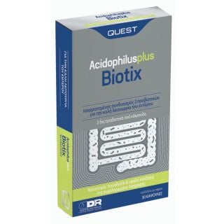 Quest Biotix Acidophilus Plus 30 Caps Προβιοτικό