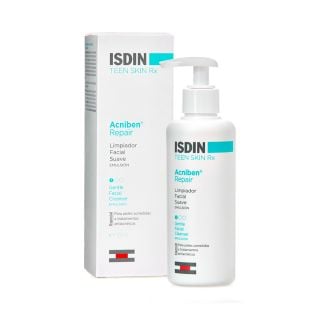 Isdin Acniben Repair Gentle Facial Cleanser Emulsion 180ml Απαλό Γαλάκτωμα Καθαρισμού Προσώπου για Ξηρές & Ευαίσθητες Επιδερμίδες