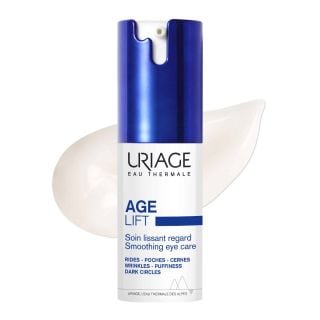 Uriage Age Lift Smoothing Eye Care 15ml Αντιγηραντική Κρέμα Ματιών για Όλους τους Τύπους Επιδερμίδας 