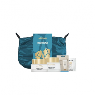 Ahava Promo Hyaluronic Acid με Hyaluronic Acid 24/7 Κρέμα Προσώπου 50ml, Κρέμα Ματιών 15ml, Mud Exfoliator 8ml