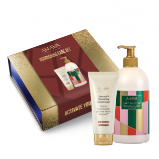 Ahava Promo Nourishing Care Set με Mineral Sea kissed Γαλάκτωμα Σώματος 500ml & Dermud Θρεπτική Κρέμα Χεριών 100ml