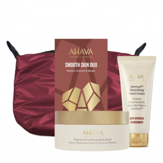 Ahava Promo Smooth Skin Duo with Peptide Smoothing Body Balm 220ml & Dermud Nourishing Hand Cream 100ml