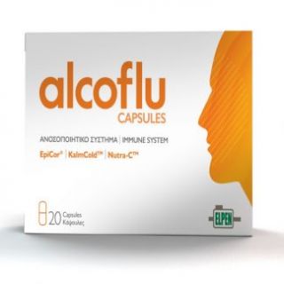 Elpen Alcoflu 20 Caps Συμπλήρωμα διατροφής για την ενίσχυση του ανοσοποιητικού συστήματος