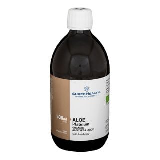 Super Health Aloe Platinum 500ml Ορθομοριακός Χυμός Αλόης Βιολογικής Καλλιέργειας