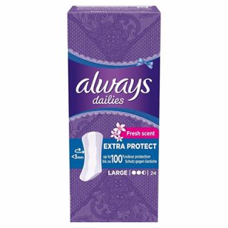Always Dailies Fresh Scent - Extra Protect Large 24