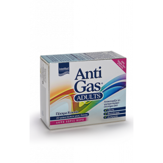 Intermed AntiGas Adults Oral Granules with Simethicone for Bloating & Gas Relief 20 Sachets