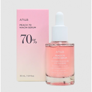 Anua Peach 70 Niacin Serum 30ml Radiance Serum with Niacinamide and Peach Extract