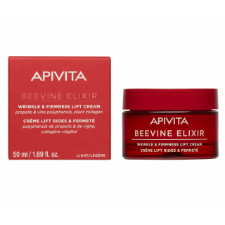 Apivita Beevine Elixir Wrinkle & Firmness Lift Light Texture Αντιρυτιδική Κρέμα Για Σύσφιξη & Lifting Ελαφριάς Υφής 50ml