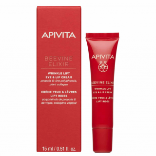 Apivita Beevine Elixir Wrinkle Lift Eye & Lip Cream Αντιρυτιδική Κρέμα Για Τα Μάτια & Και Τα Χείλη 15ml