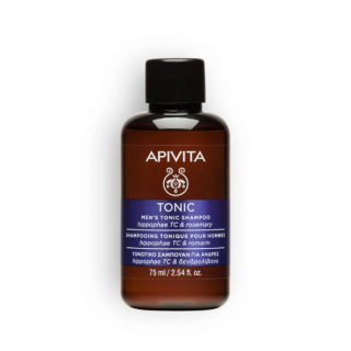 Apivita Mini Men's Tonic Shampoo for Thinning Hair with Hippophae TC & Rosemary 75ml 