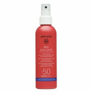 Apivita Bee Sun Safe Hydra Melting Ultra-Light Face & Body Spray Spf50 200ml Ενυδατικό Σπρέι Ελαφριάς Υφής για Πρόσωπο & Σώμα
