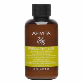 Apivita Mini Shampoo for Frequent Use with Chamomile & Honey 75ml